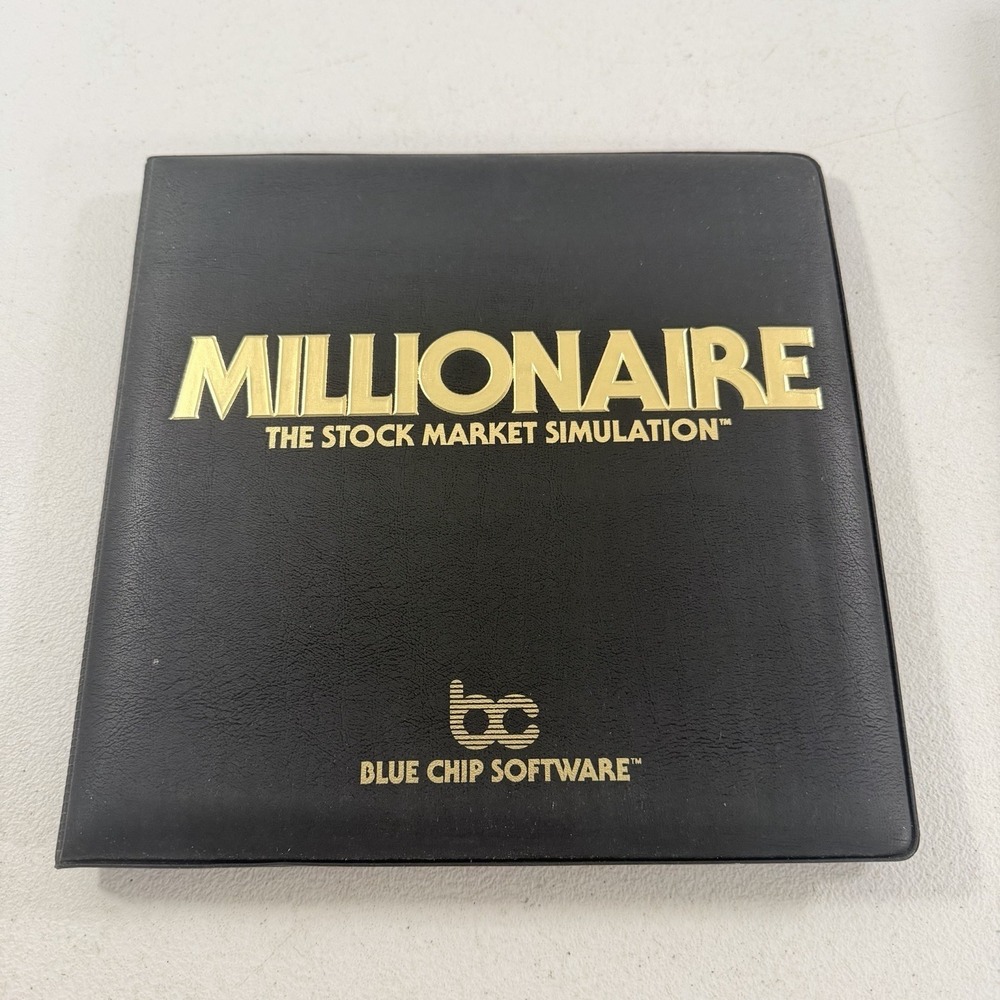 Millionaire Stock Market Simulation Blue Chip Software For‎ IBM & MS-DOS Systems